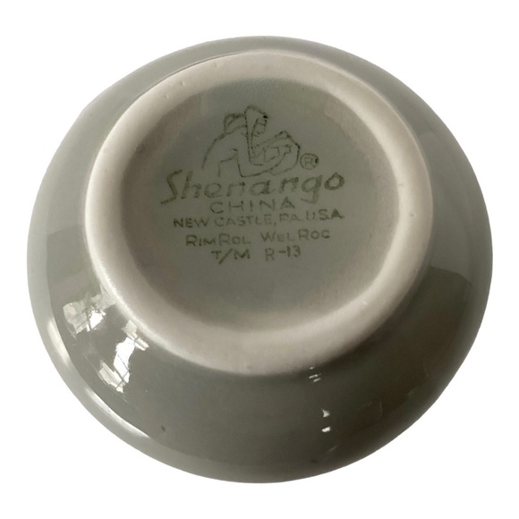 Shenango Ceramic Pottery Creamer Syrup Restaurant Hotel Ware Light Green VTG EUC - Picture 13 of 14